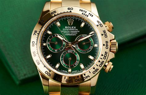 rolex green and gold|rolex gold watch green face.